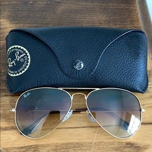 Tan/brown ray ban sunglasses